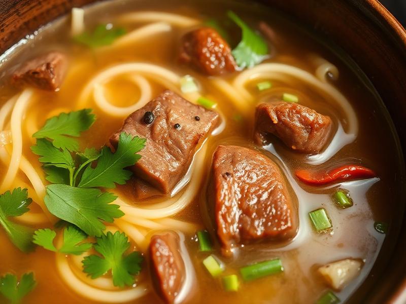 招牌牛肉面馆探店推荐，热气腾腾的牛肉汤面